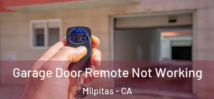  Garage Door Remote Not Working Milpitas - CA