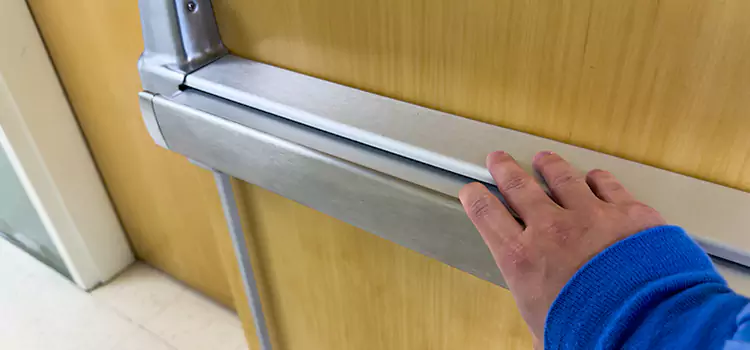 Installing a Push Bar on a Door Milpitas